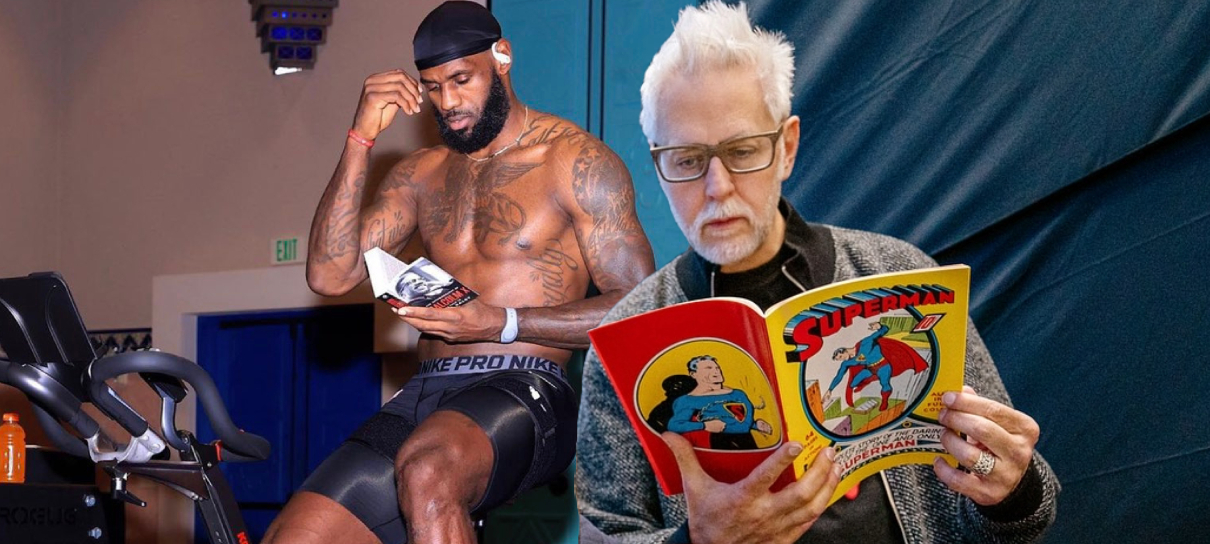 LeBron James quer ler gibis, e James Gunn oferece uma mãozinha