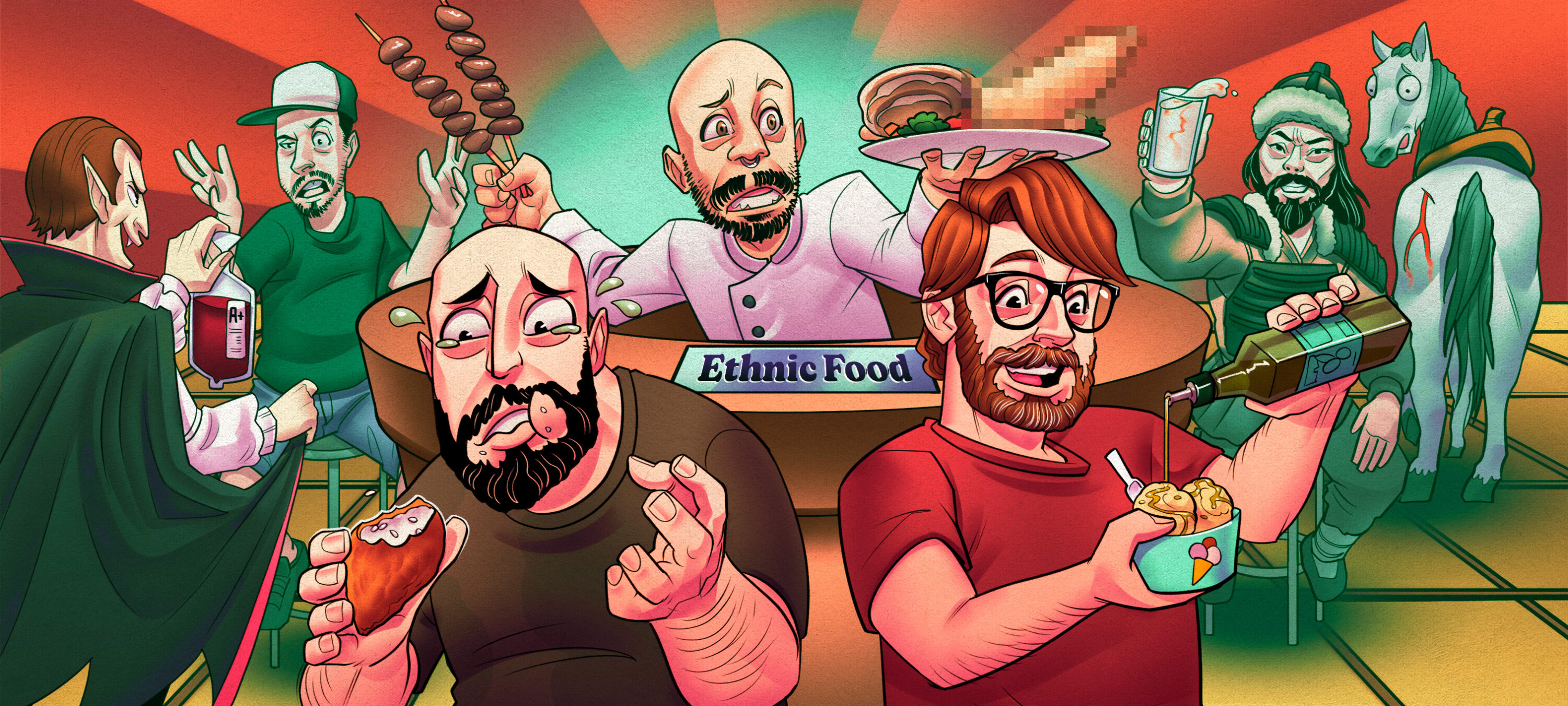 Comida exótica no meu prato é refresco!