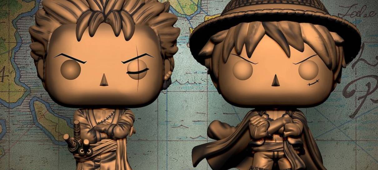One Piece ganha Funkos especiais de bronze em aniversário de 25 anos