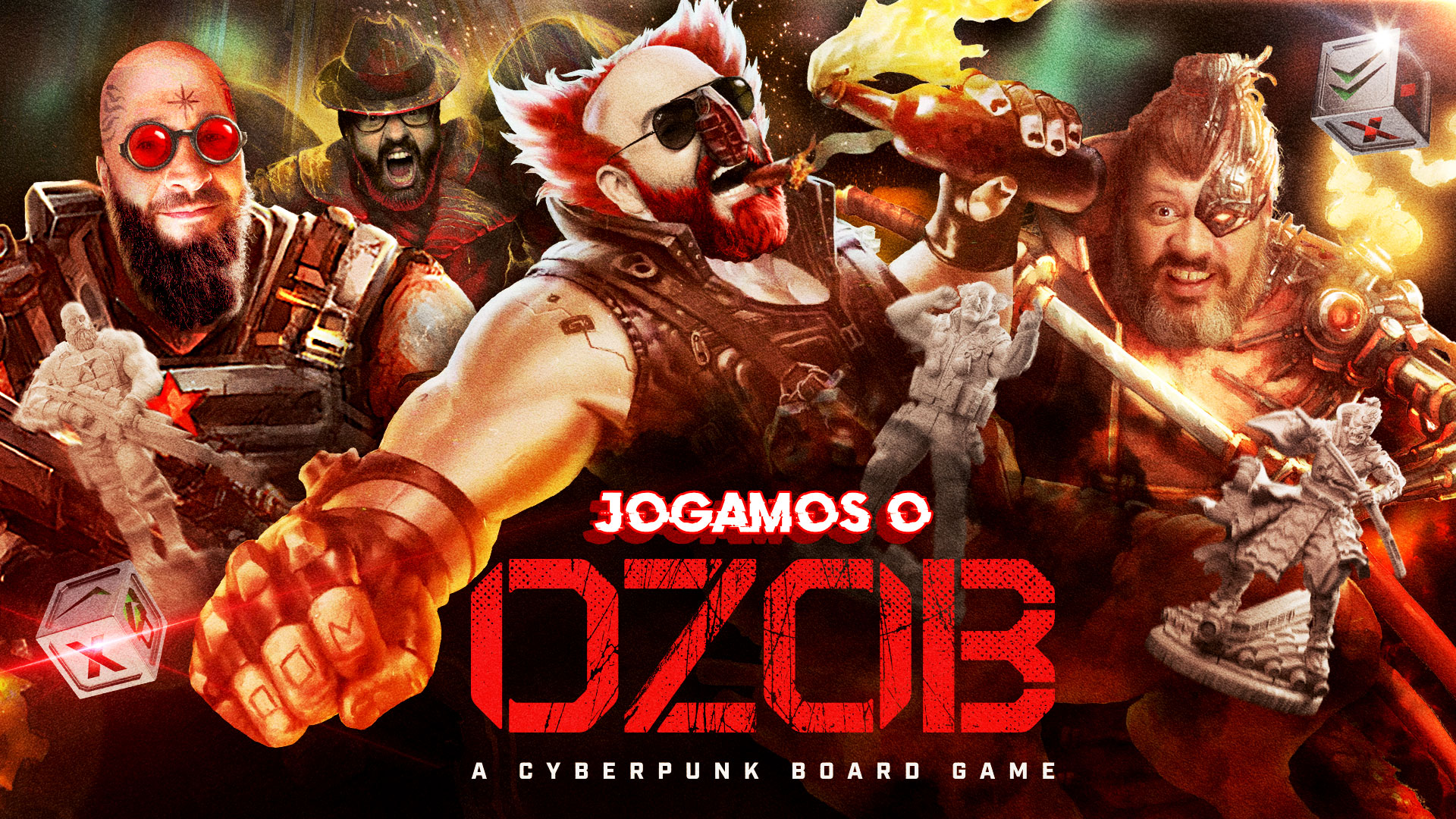 OZOB: A CYBERPUNK BOARD GAME - A 1ª MISSÃO