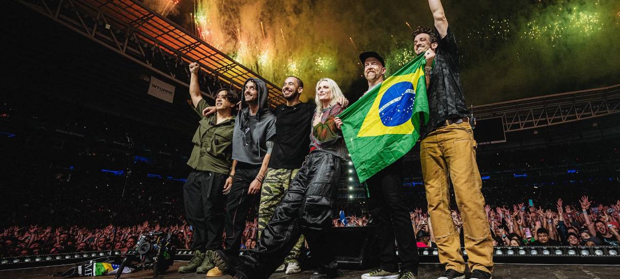 Show histórico do Linkin Park no Brasil vai pros cinemas em 2025