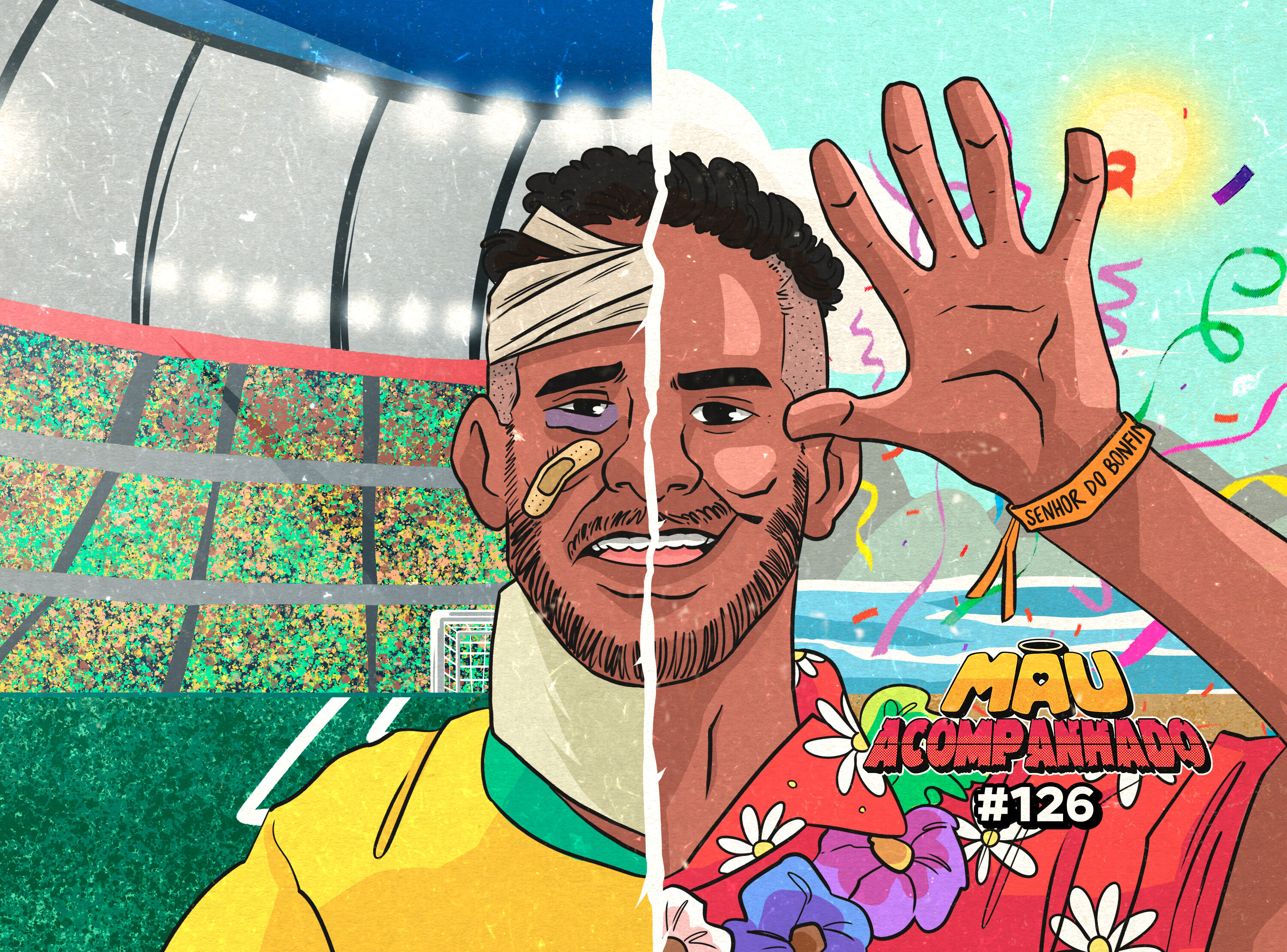 Capa do episódio Neymar: nosso eterno contundido