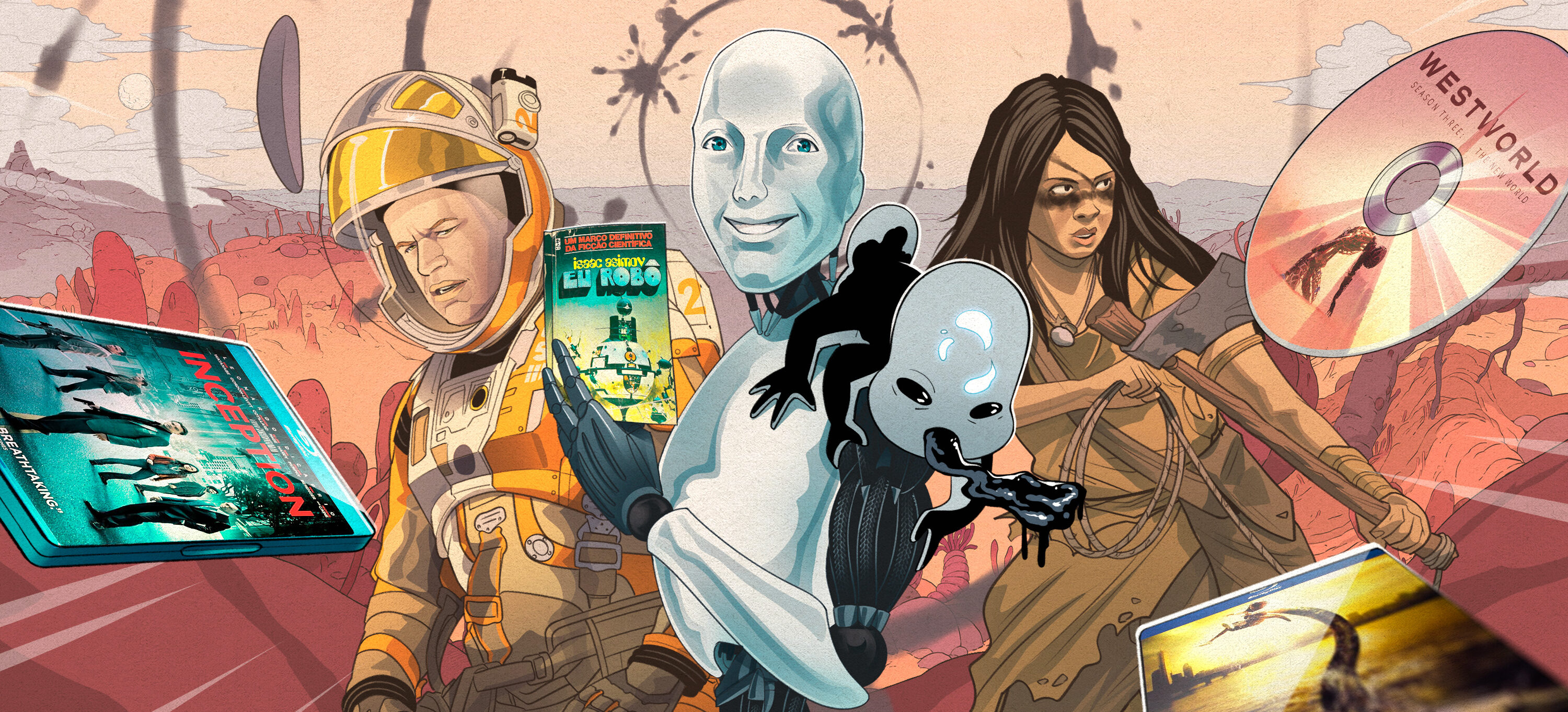 Capa do episódio Como é bom o Sci-fi do século XXI