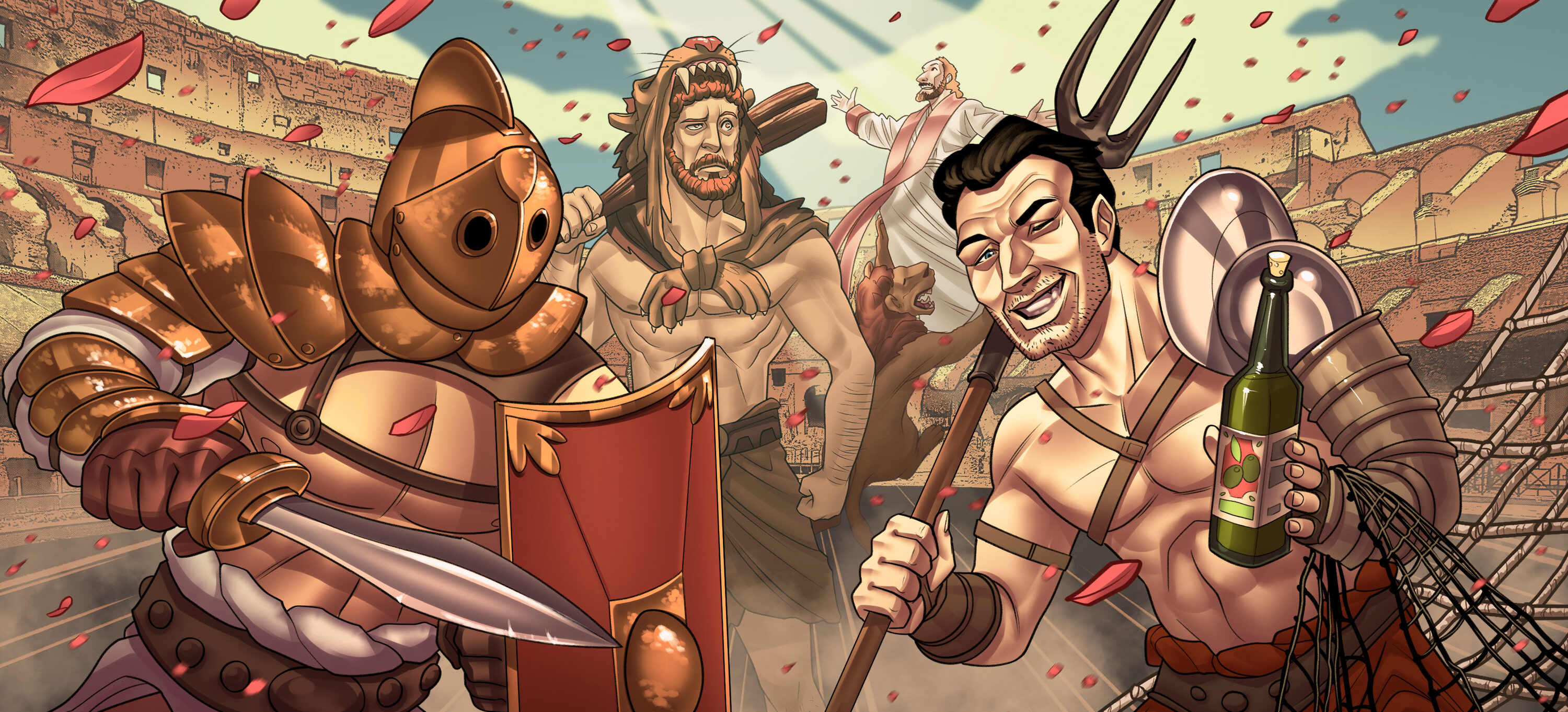 Capa do episódio A Gloriosa Era dos Gladiadores