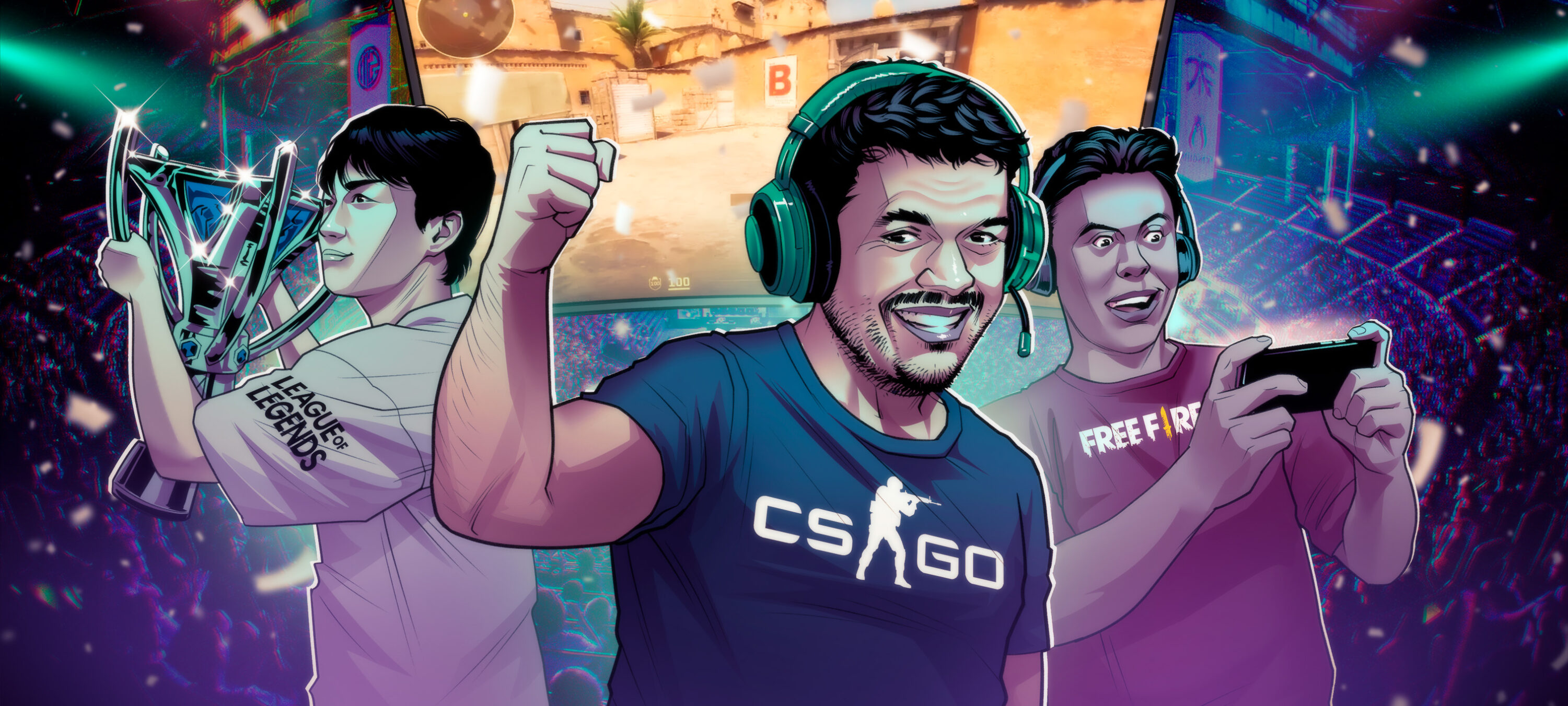 A história e a força dos esportes eletrônicos