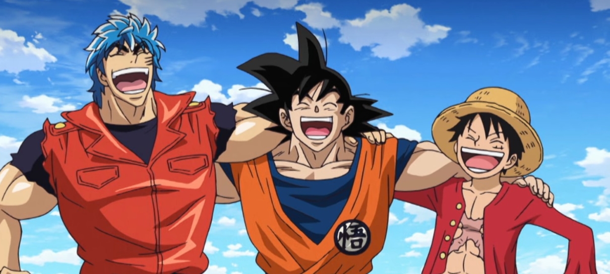 Episódio crossover de One Piece, com Luffy, Goku e Toriko, chega à Netflix