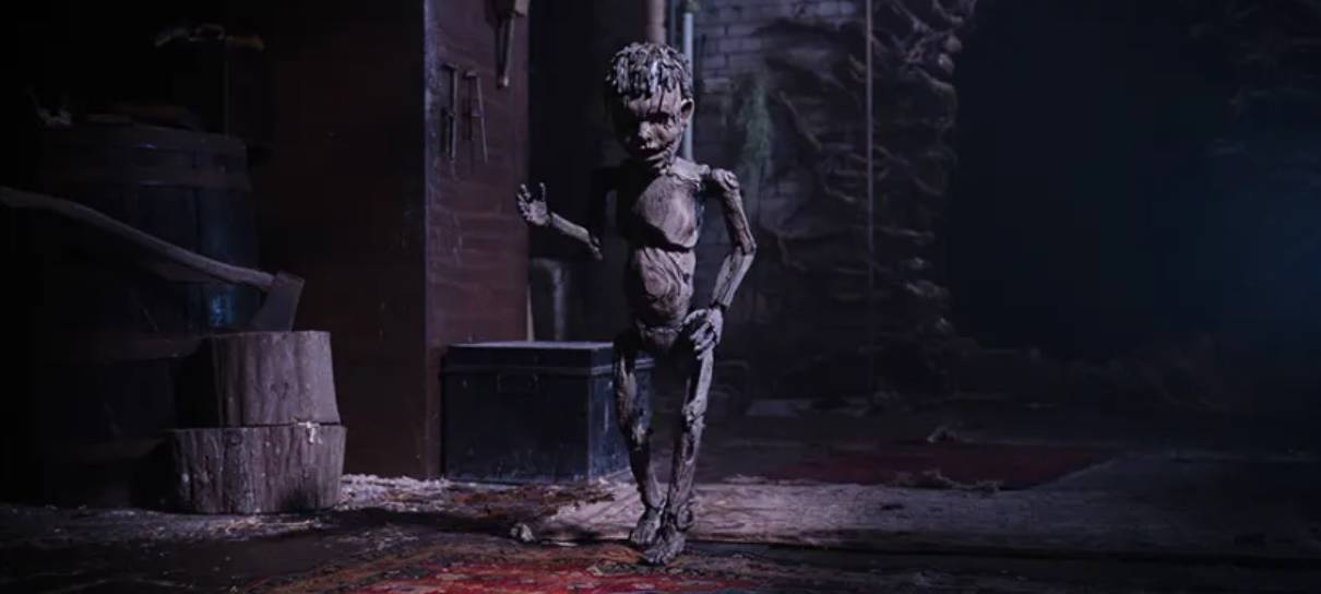 Pinóquio do terror revela sinistro boneco do mal para filme do Poohniverso