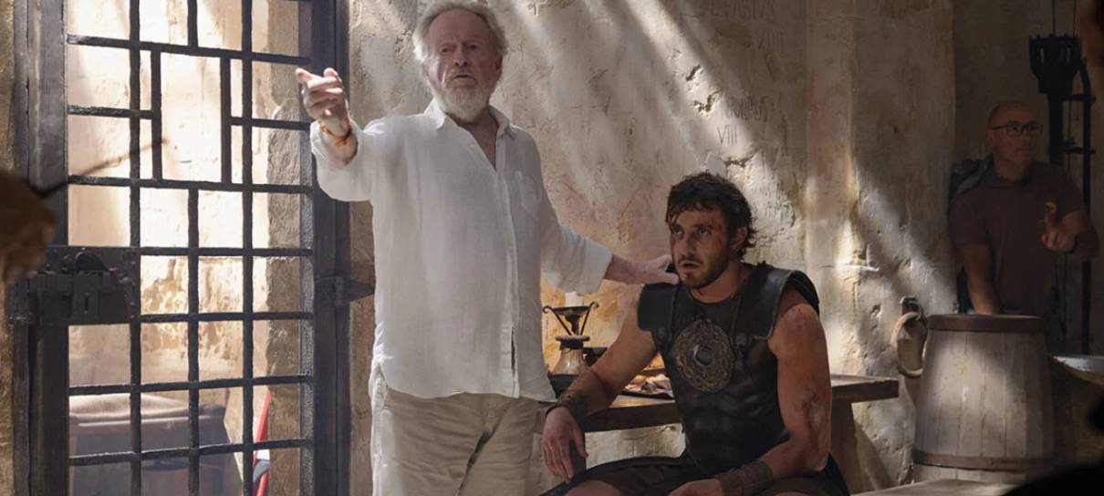Ridley Scott anda “preguiçoso” com os próprios filmes, acusa parceiro