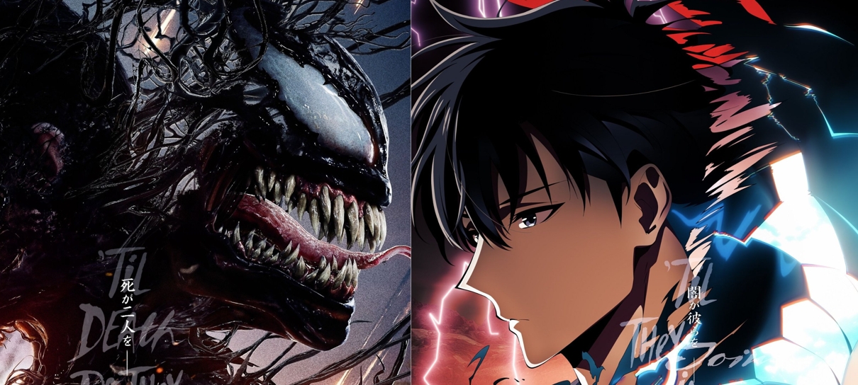 Solo Leveling revela colaboração inusitada com Venom 3 em novo cartaz