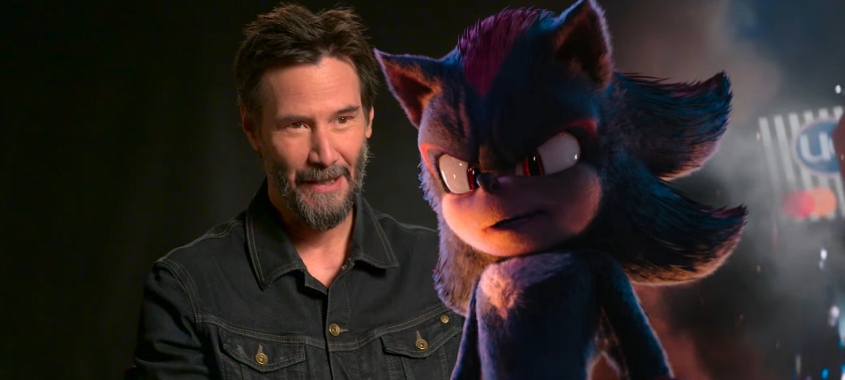 Keanu Reeves dubla Shadow em vídeo dos bastidores de Sonic 3