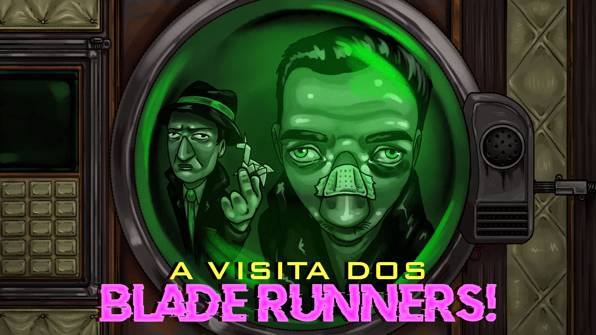 TEM BLADE RUNNERS NA PORTA