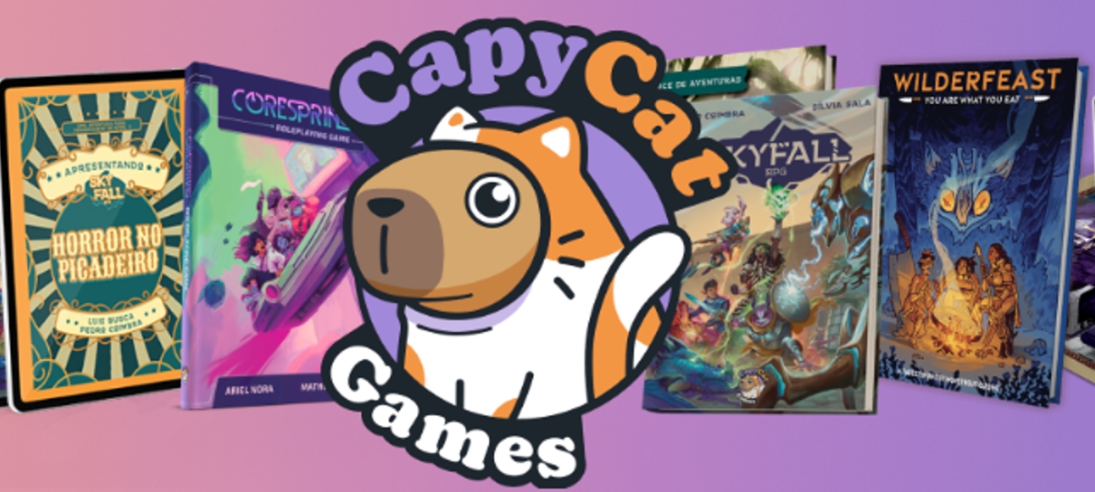 CapyCat Games estará na CCXP24 com board games e RPGs