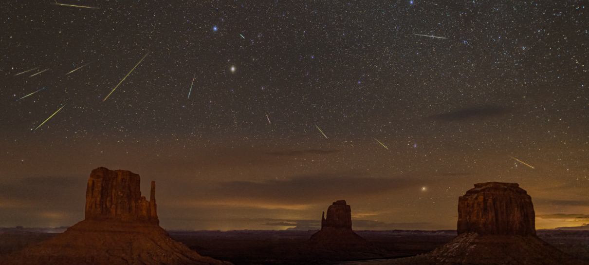Chuva de meteoros Geminídeas poderá ser vista a olho nu neste final de semana