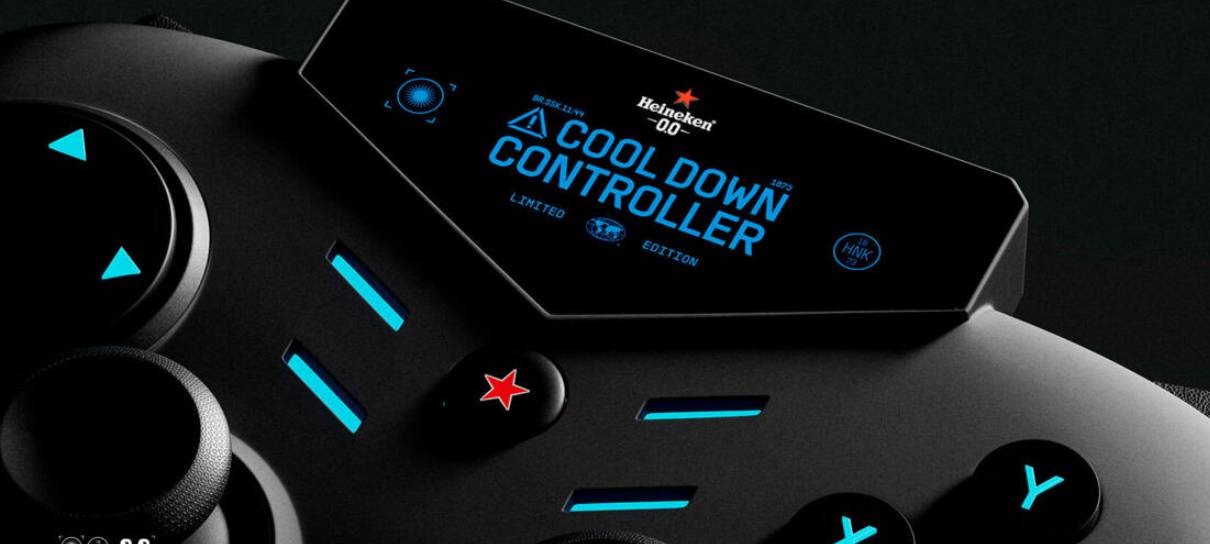 Heineken lança joystick que te traz uma cervejinha em momentos de tensão