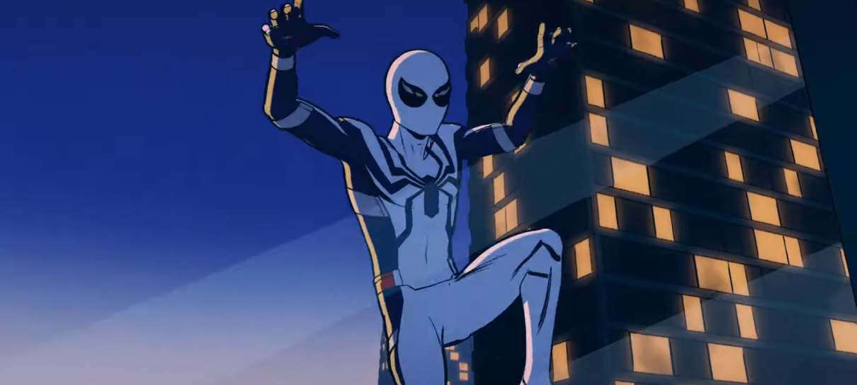 Homem-Aranha luta e ganha novo traje em trailer da animação