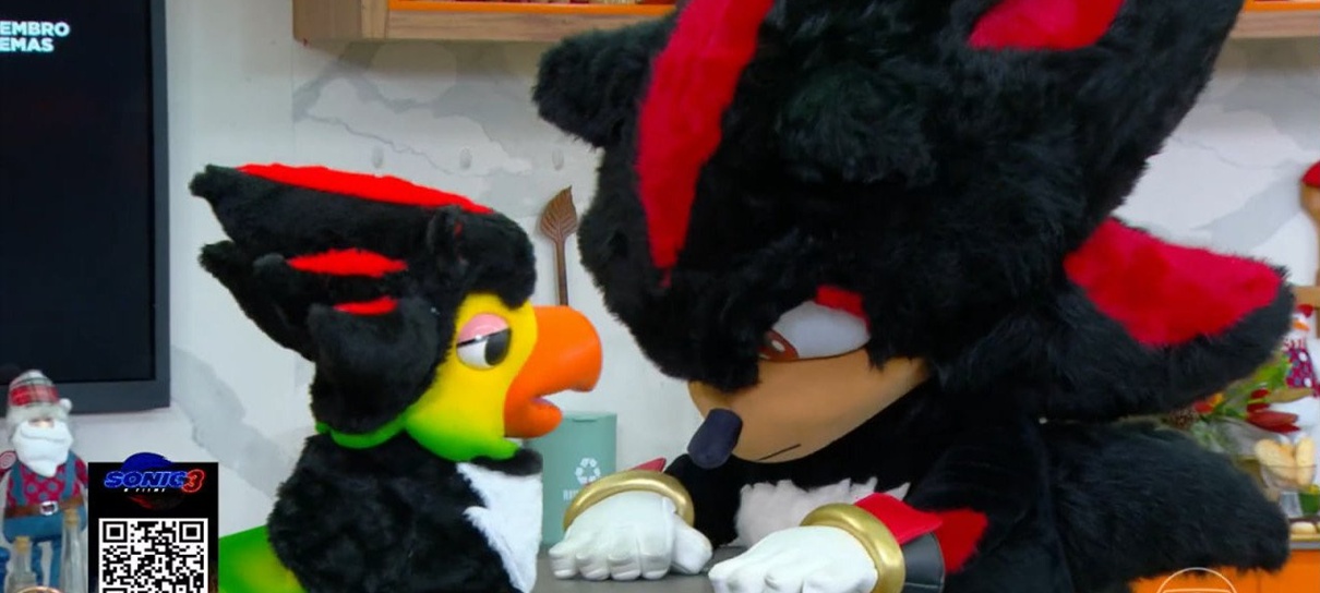 Louro Mané se veste de Shadow no Mais Você