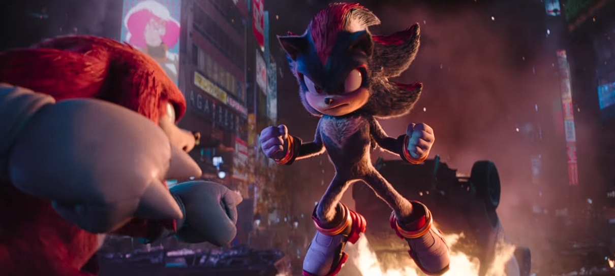 Sonic 3 revela nova prévia com duelo entre Knuckles e Shadow