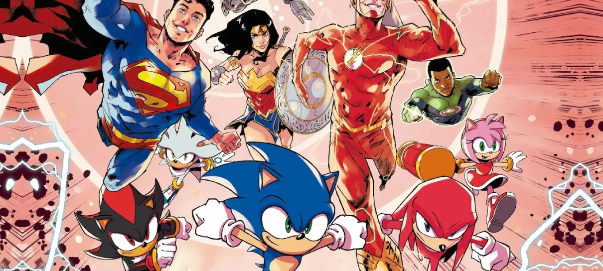 Crossover entre Sonic e DC ganha arte e sinopse