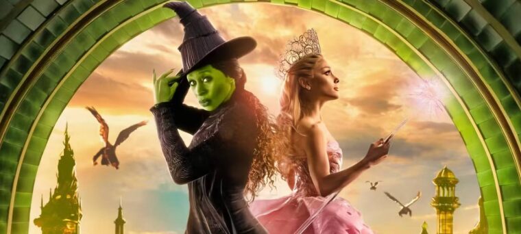Cynthia Erivo e Ariana Grande em foto de Wicked (Warner/Reprodução)