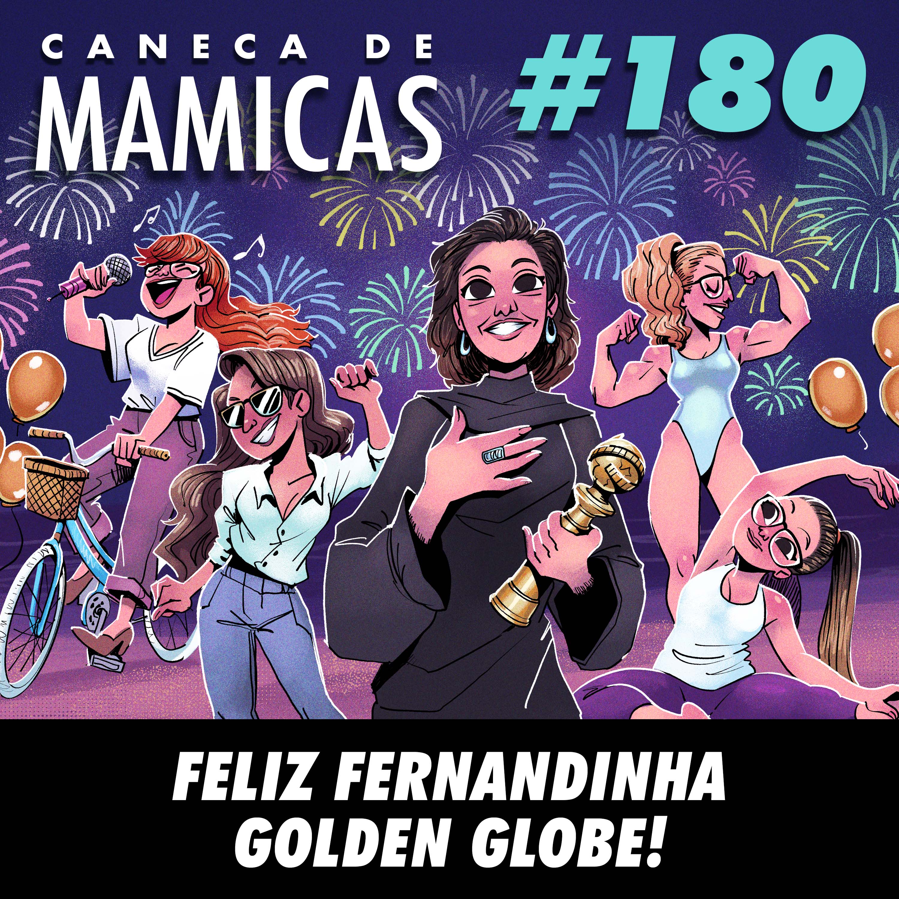 Caneca de Mamicas 180 - Feliz Fernandinha Golden Globe!