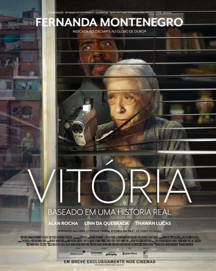 Cartaz do filme Vitória, com Fernanda Montenegro