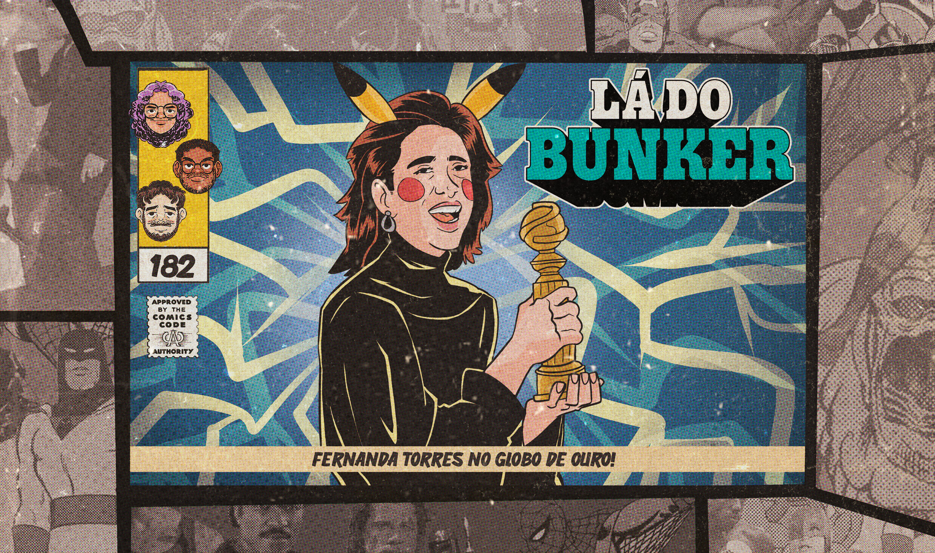 Capa do episódio Fernanda Torres no Globo de Ouro!