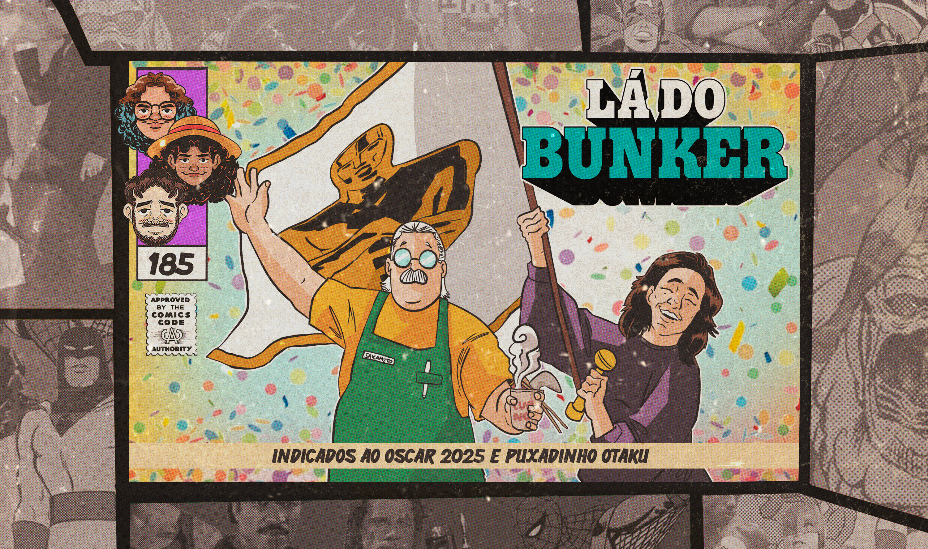 Capa do episódio Indicados ao Oscar 2025 e Puxadinho Otaku