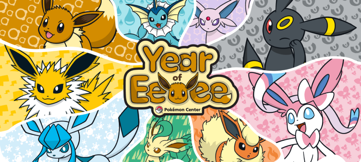 Pokémon nomeia 2025 como "Ano do Eevee"