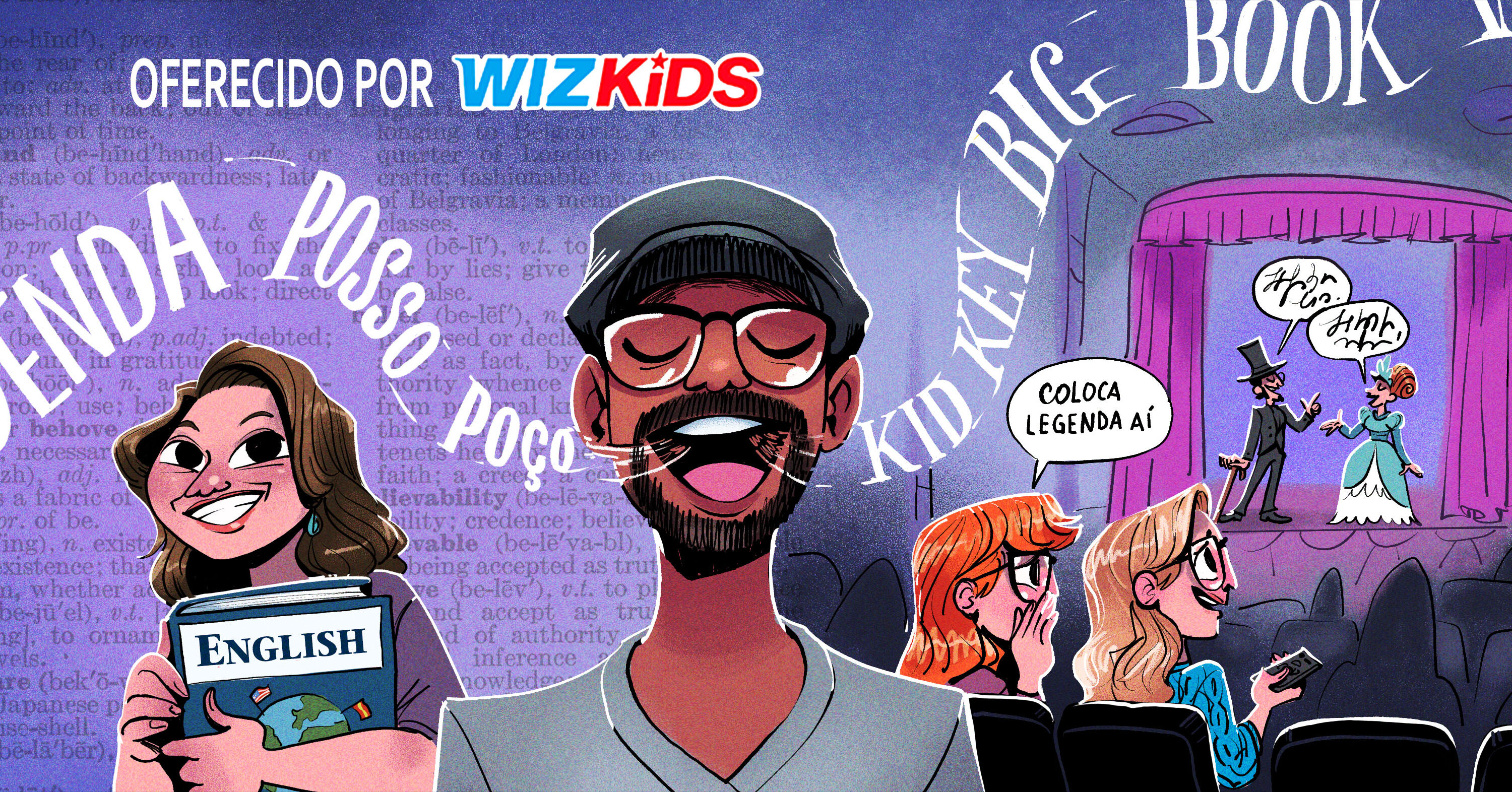 Capa do episódio Inglês com sotaque é bom e eu gosto!