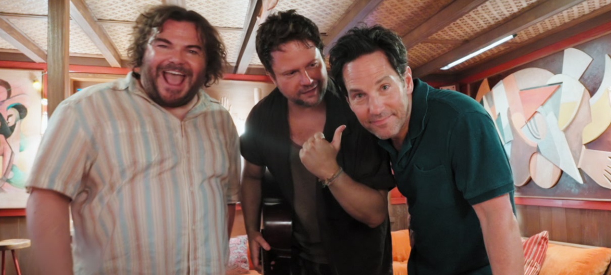 Selton Mello, Jack Black e Paul Rudd cantam música sobre elenco de Anaconda