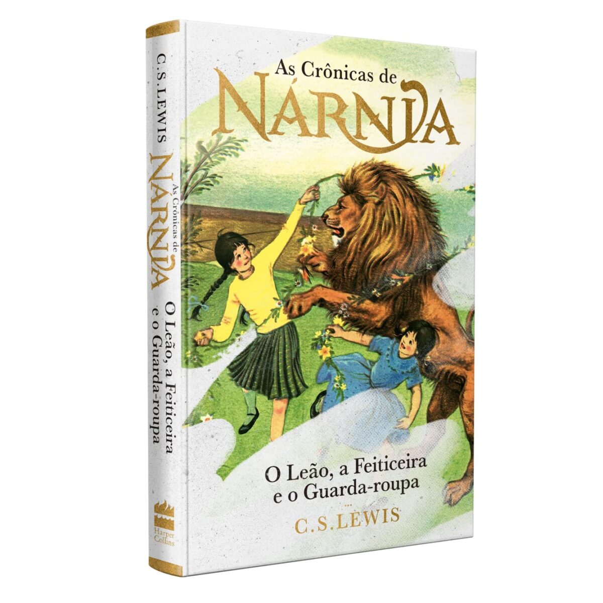 Capa da edição brasileira de As Crônicas de Nárnia: o Leão, a Feiticeira e o Guarda-roupa (Divulgação)