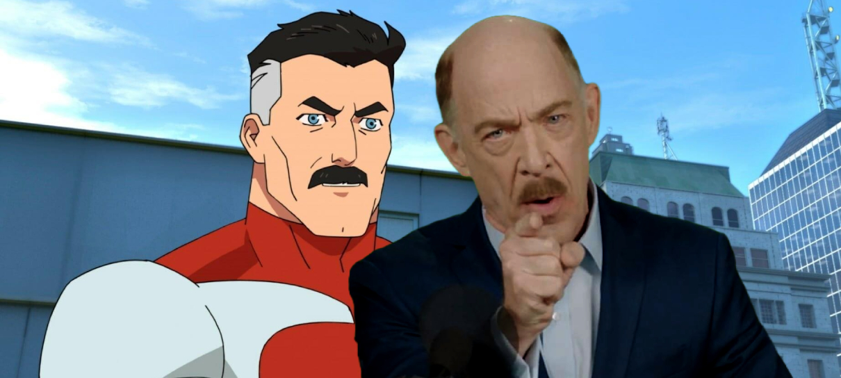 J. K. Simmons já está gravando a 4ª temporada de Invencível