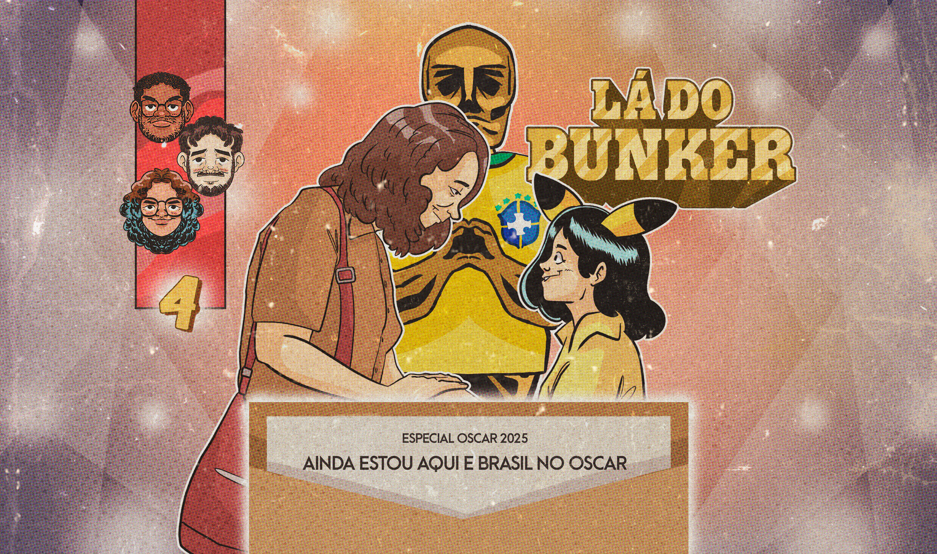Capa do episódio Oscar 2025: Ainda Estou Aqui e o Brasil no Oscar