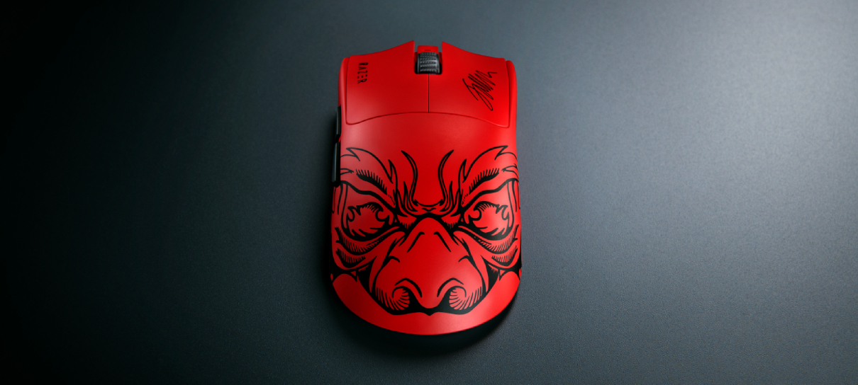 Razer anuncia mouse Viper V3 Pro Faker em parceria com Faker