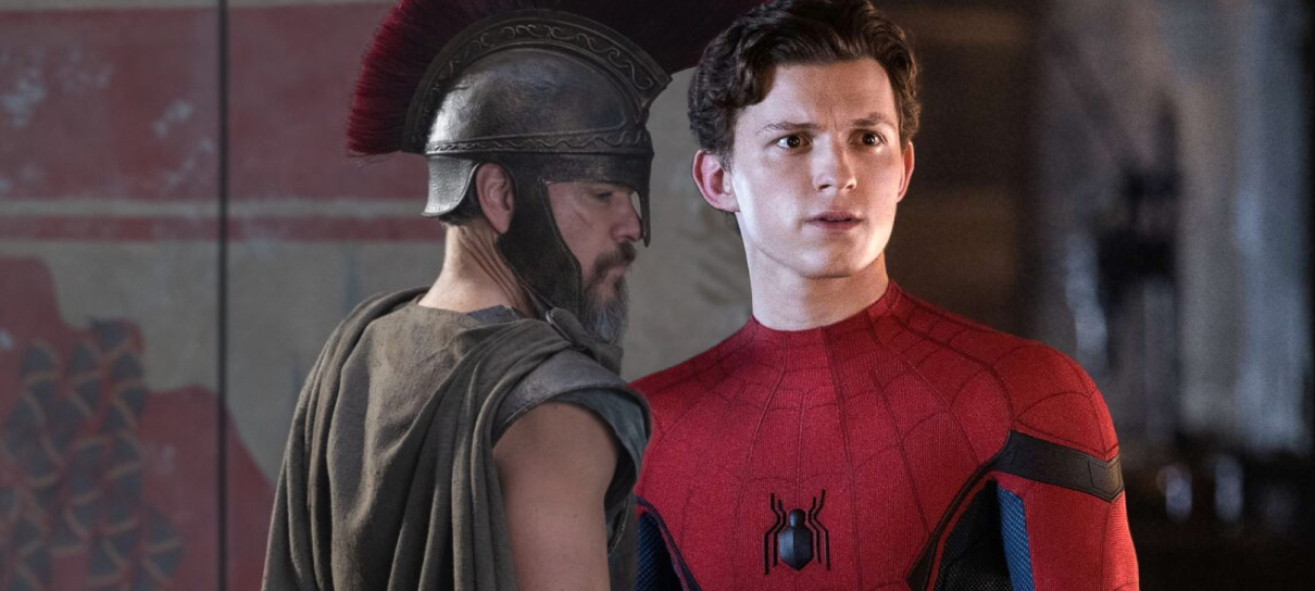 A Odisseia traz Tom Holland e Christopher Nolan em fotos de bastidores