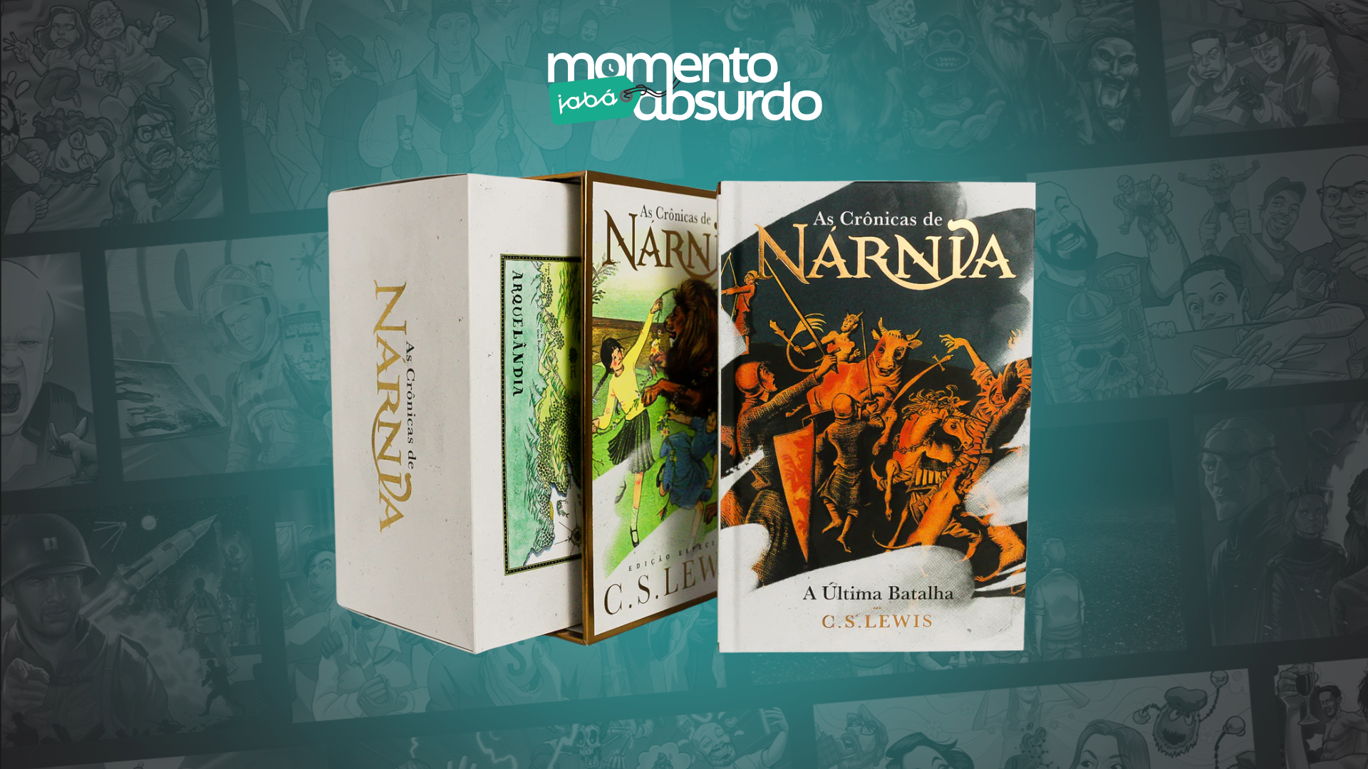 Boxes de luxo de Nárnia e Trono de Vidro estão em oferta na Amazon