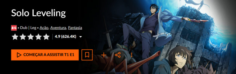 Solo Leveling desbanca One Piece e Demon Slayer na Crunchyroll (Divulgação)