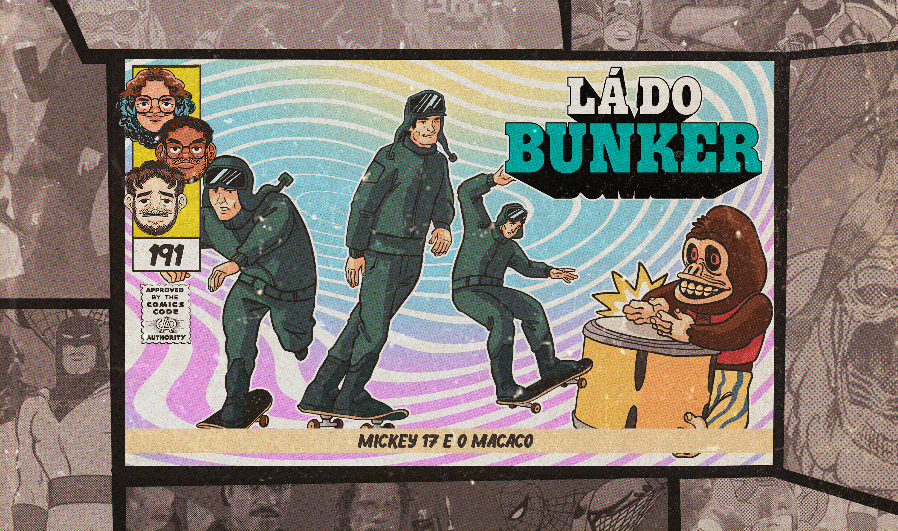 Capa do episódio Mickey 17 e O Macaco