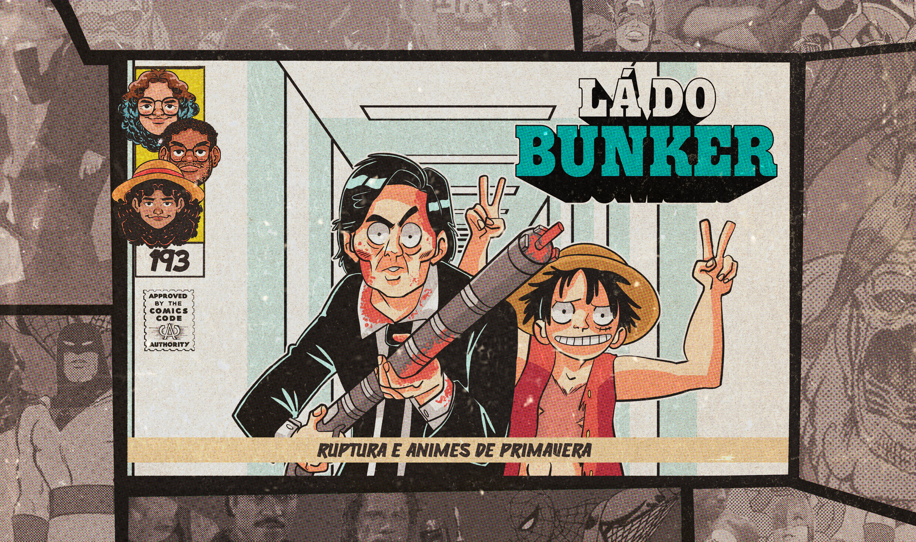Capa do episódio Ruptura e animes de primavera