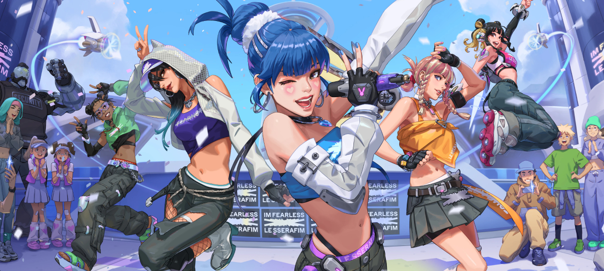 Overwatch 2 anuncia novo crossover com Le Sserafim