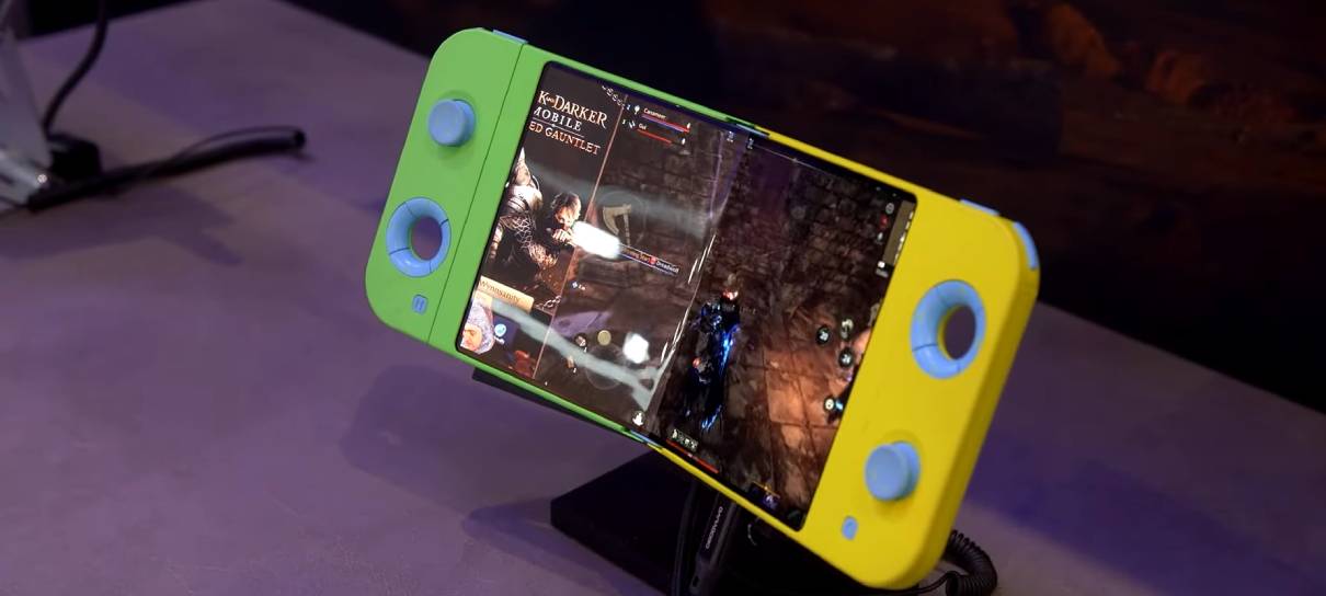 Samsung apresenta novo conceito de console dobrável