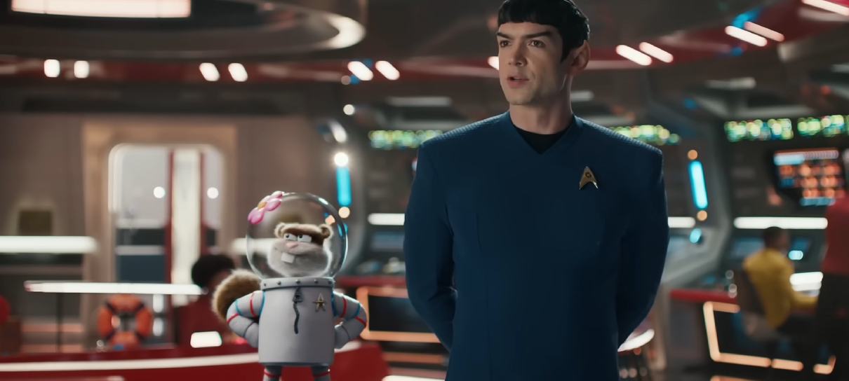 Bob Esponja e Star Trek fazem crossover em comercial fofo