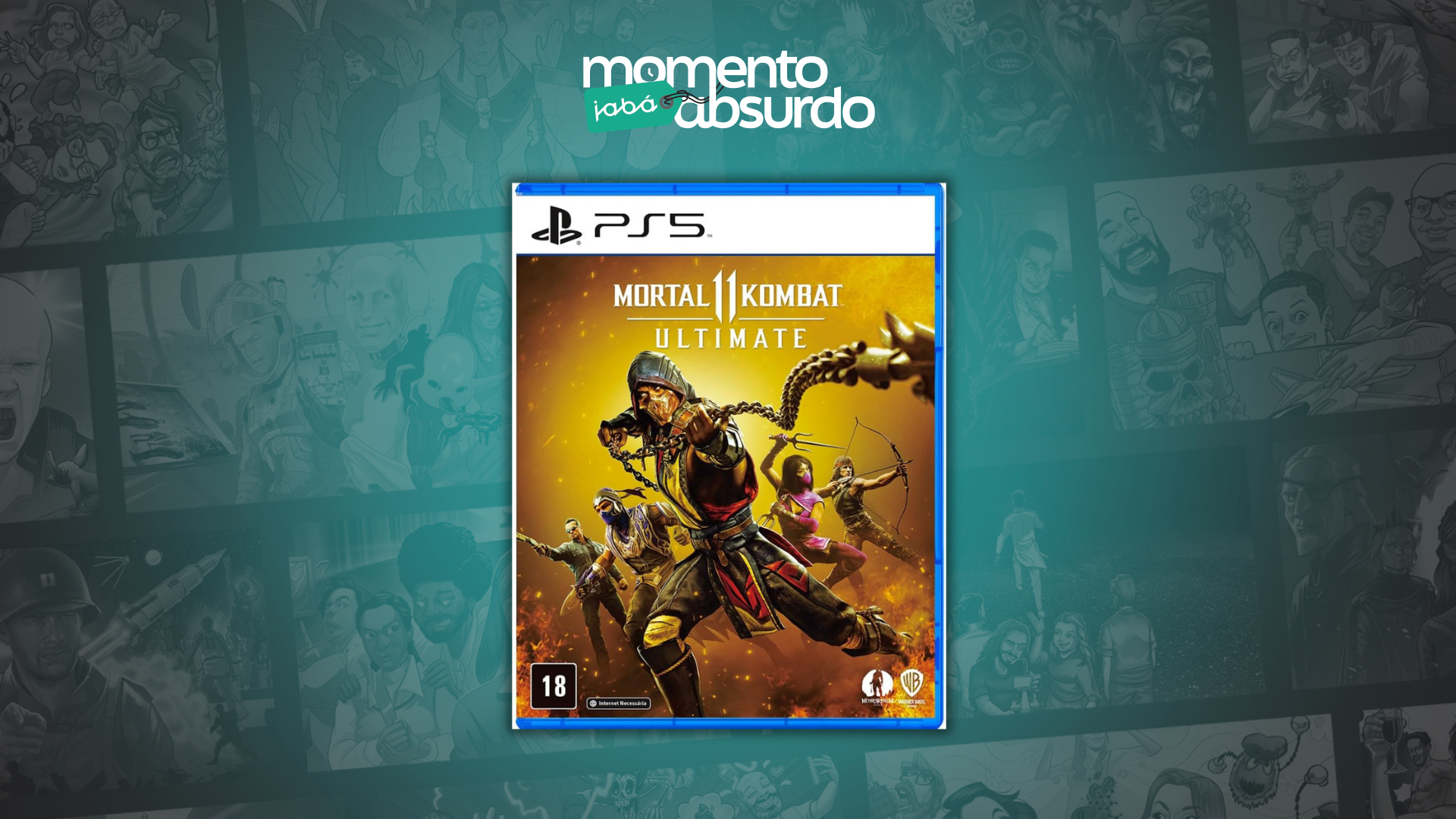 Mortal Kombat 11 Ultimate para PS5 está com desconto pela Amazon