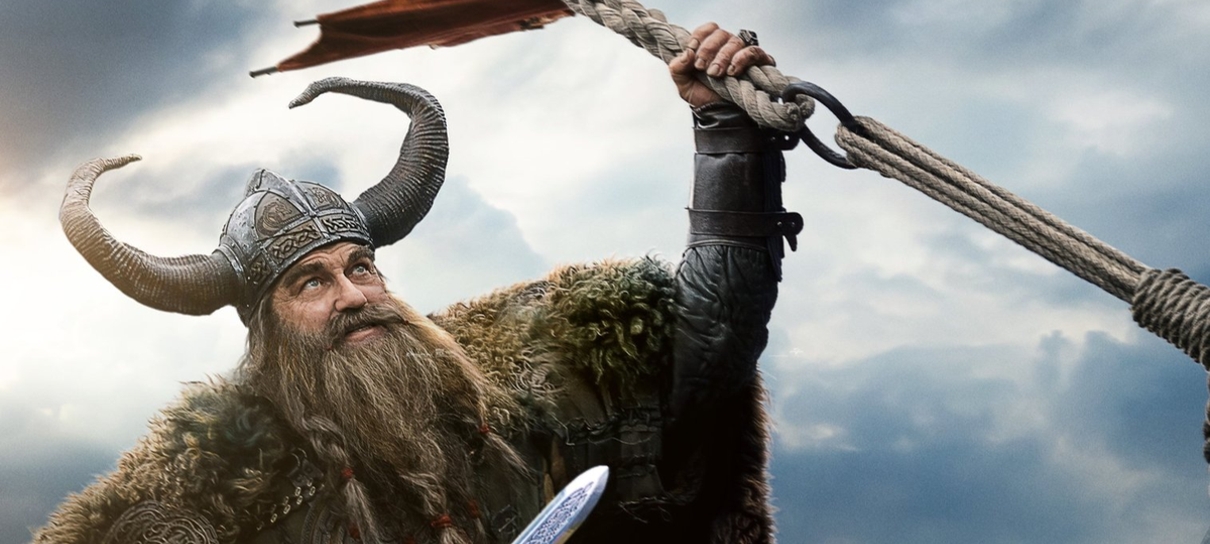 Gerard Butler é destaque em cartaz de Como Treinar o Seu Dragão