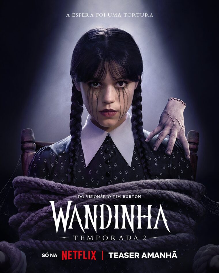 Wandinha: Netflix promete teaser trailer da 2ª temporada amanhã (23)