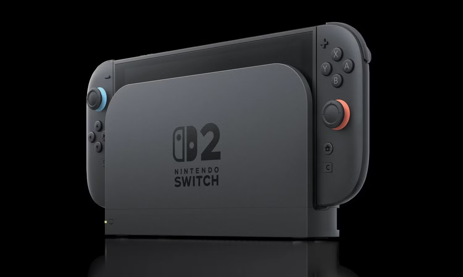 Foto do Switch 2 na dock