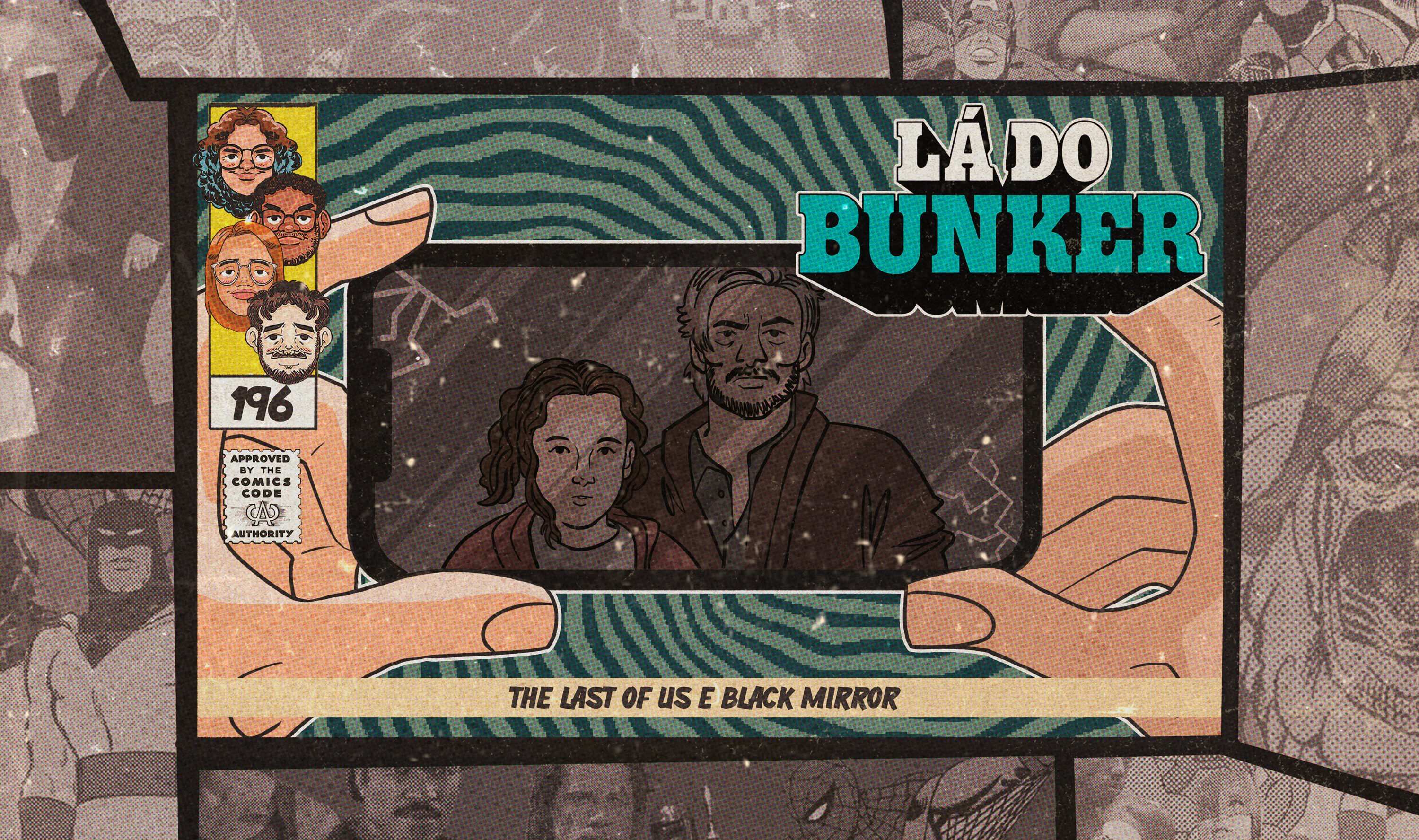 Capa do episódio The Last of Us e Black Mirror