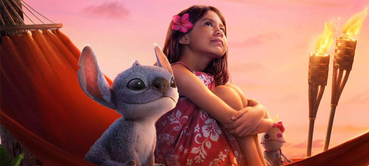 Lilo & Stitch esbanjam fofura em cartaz japonês do live-action