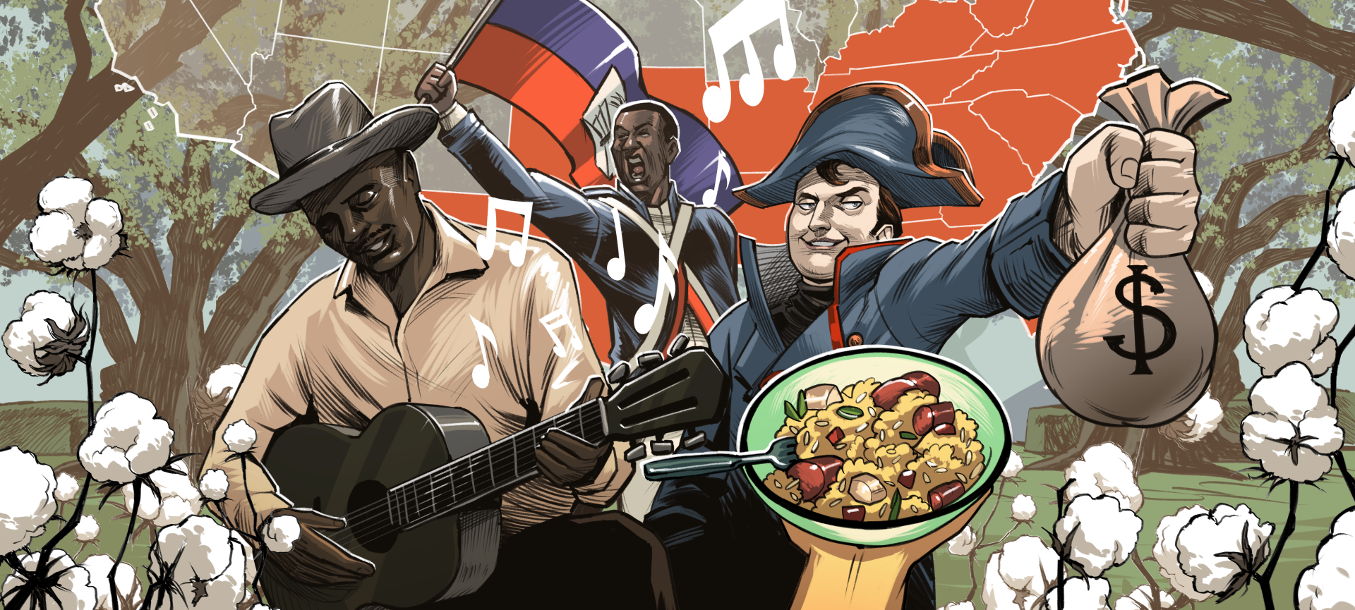 O Sul do Estados Unidos: do Blues ao Jambalaya