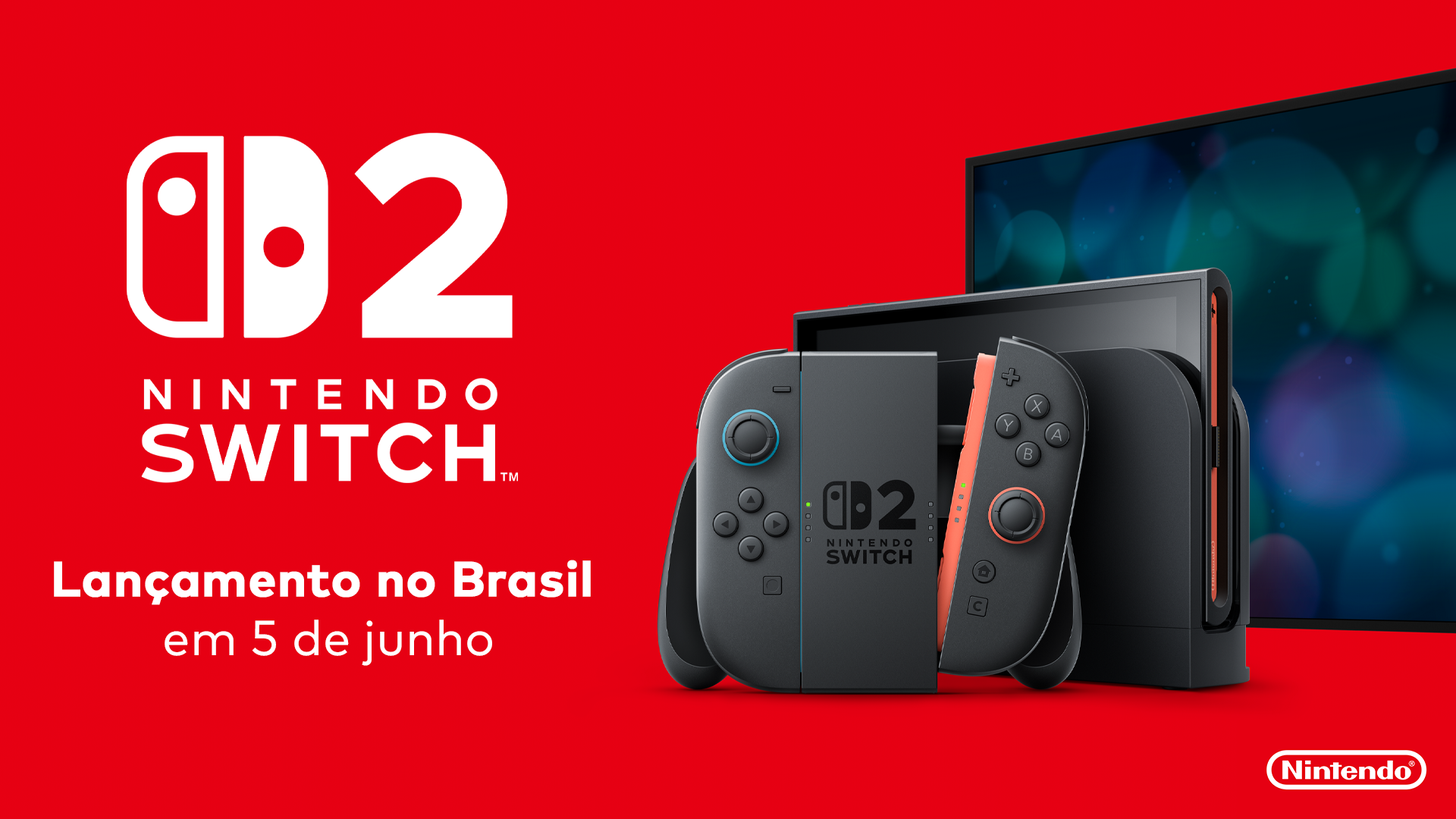 Nintendo Switch 2 chega ao Brasil em junho e custará R$ 4.500
